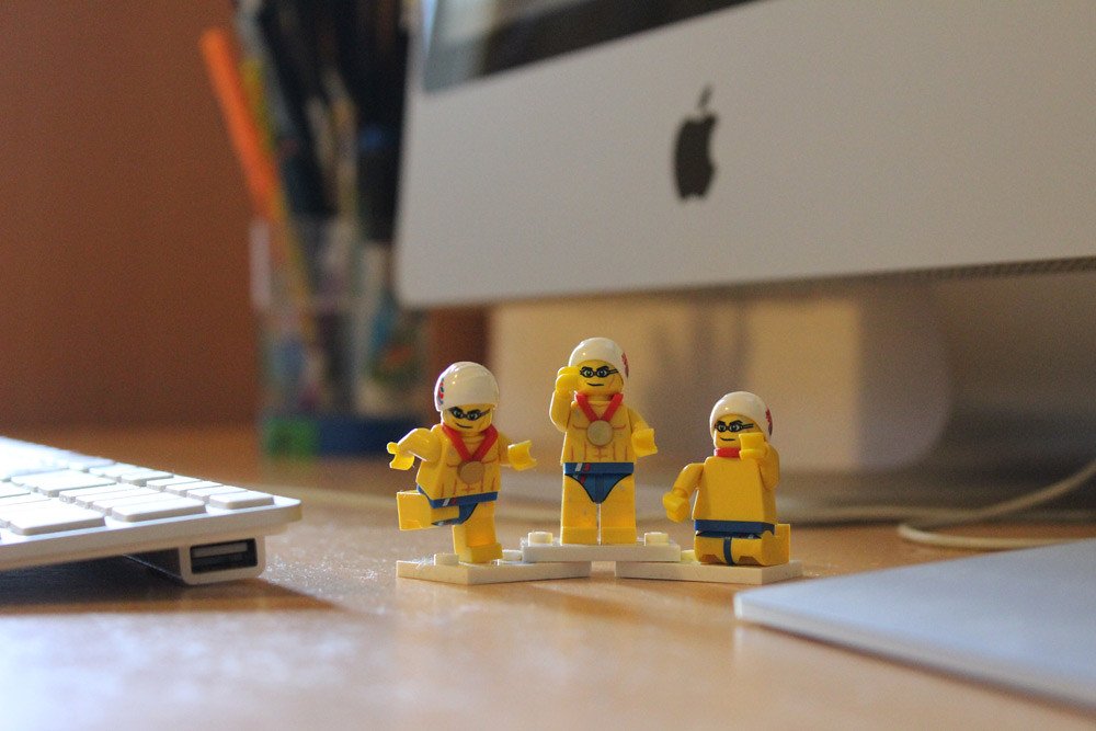 Creative marketer working at desk